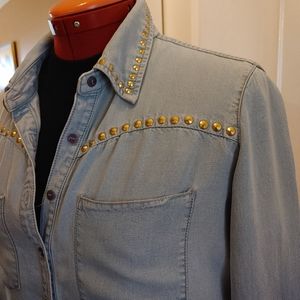 Guess Vintage Ombre Denim Shirt